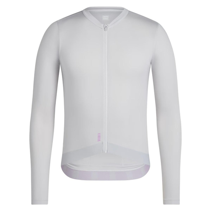 Rapha Pro Team Longsleeve Lightweight Jersey III Silver/Quartz i gruppen REA / Rea - Kläder / Rea - Tröjor hos CykelCity (10780)