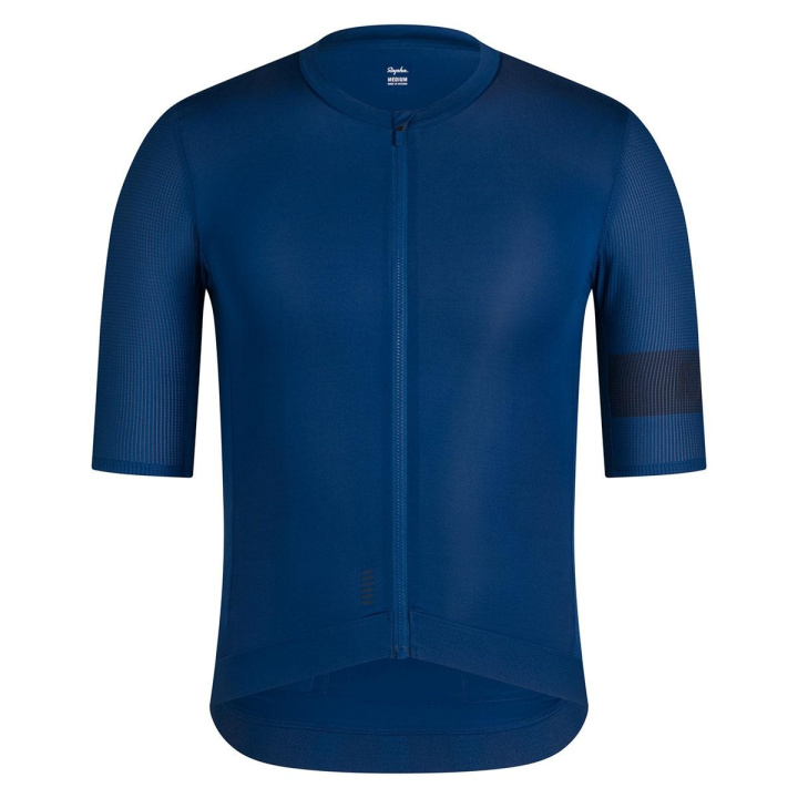 Rapha Pro Team Jersey Cykeltröja Fossil Blue/Marine Blue i gruppen Kläder/skor/hjälm / Tröjor / Kortärmade tröjor hos CykelCity (10791)