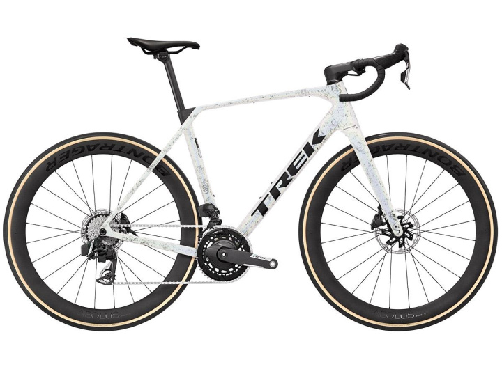Trek Domane SLR 7 AXS Force Gen 5 Racercykel Mother of Pearl/Silver Marble i gruppen Cyklar / Racercykel hos CykelCity (10961)