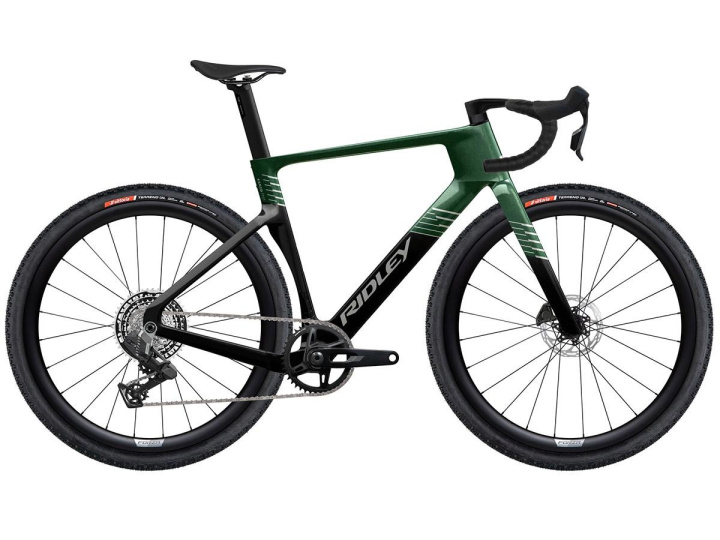 Ridley Kanzo Fast 2.0 SRAM Rival XPLR Gravelcykel Stellar Green/UD Carbon i gruppen Cyklar / Gravelcykel/cyclocross hos CykelCity (10966)