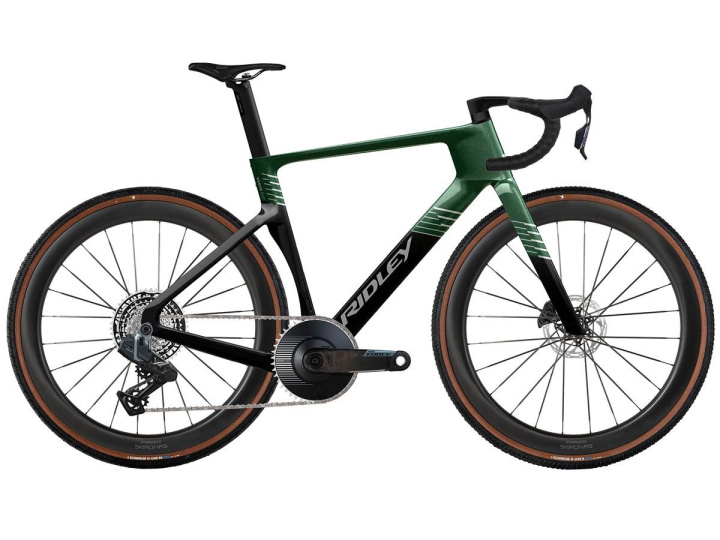 Ridley Kanzo Fast 2.0 SRAM Force XPLR Gravelcykel Stellar Green/UD Carbon i gruppen Cyklar / Gravelcykel/cyclocross hos CykelCity (10993)