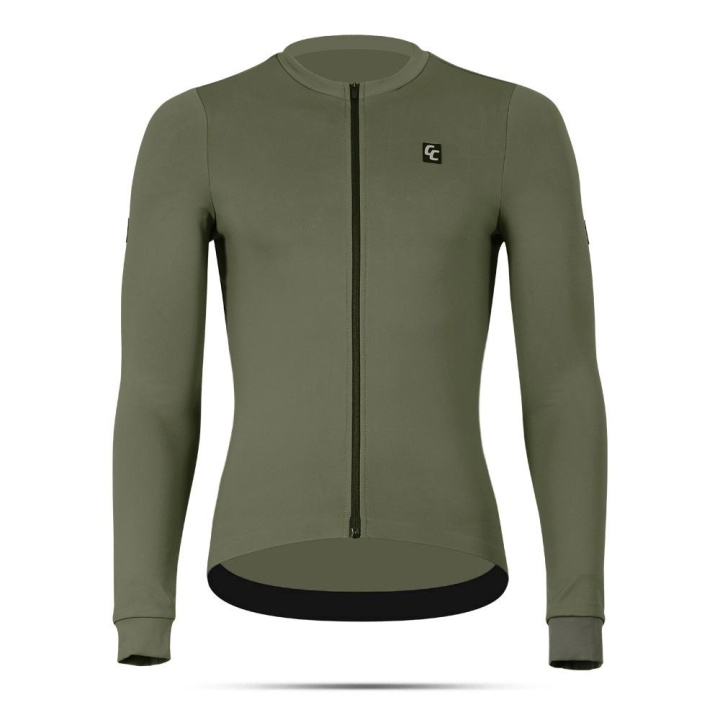 CC Classic Womens Long Sleeve Jersey Cykeltröja Army Green i gruppen Kläder/skor/hjälm / Tröjor / Långärmade tröjor hos CykelCity (11010)