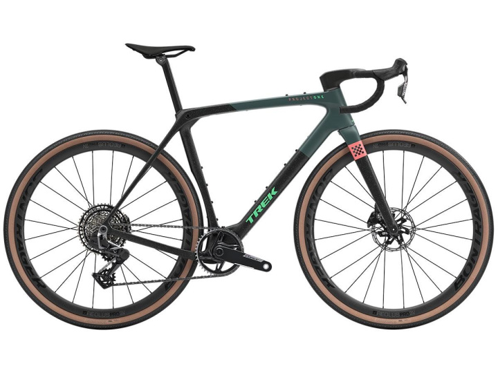 Trek Checkmate SLR 7 Force AXS Gravelcykel Trek Black/Juniper Splatter i gruppen Cyklar / Gravelcykel/cyclocross hos CykelCity (11089)