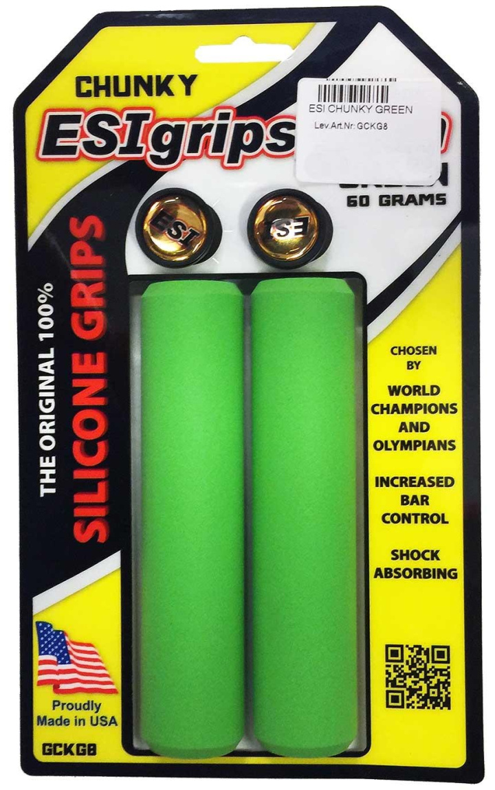 ESI Chunky MTB Handtag Grön i gruppen Komponenter / Handtag hos CykelCity (19830)