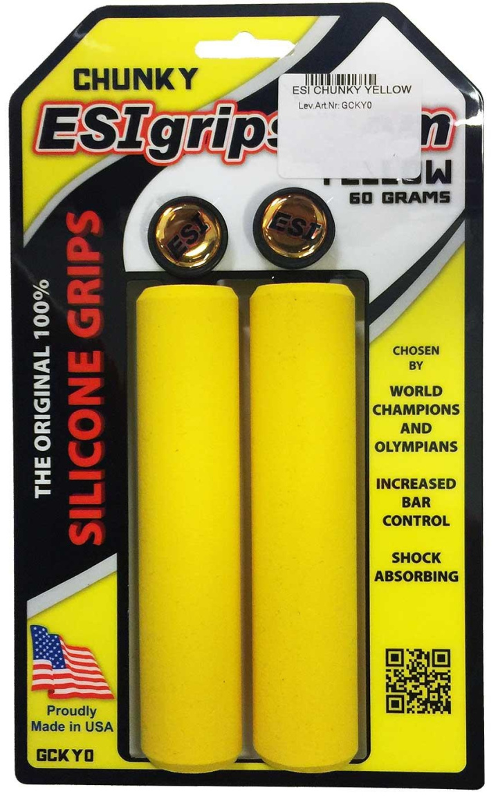 ESI Chunky MTB Handtag Gul i gruppen Komponenter / Handtag hos CykelCity (19831)
