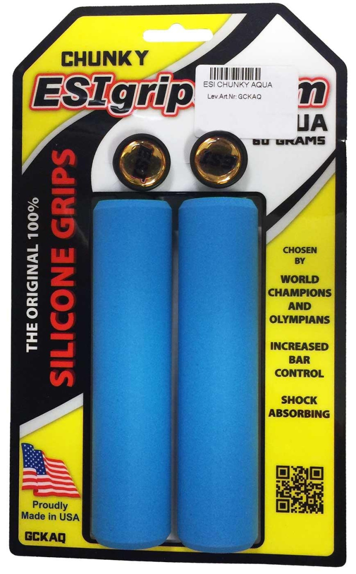 ESI Chunky MTB Handtag Aqua i gruppen Komponenter / Handtag hos CykelCity (19833)