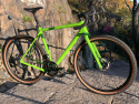 Open U.P. Shimano GRX Di2 Testbike Grön-Medium