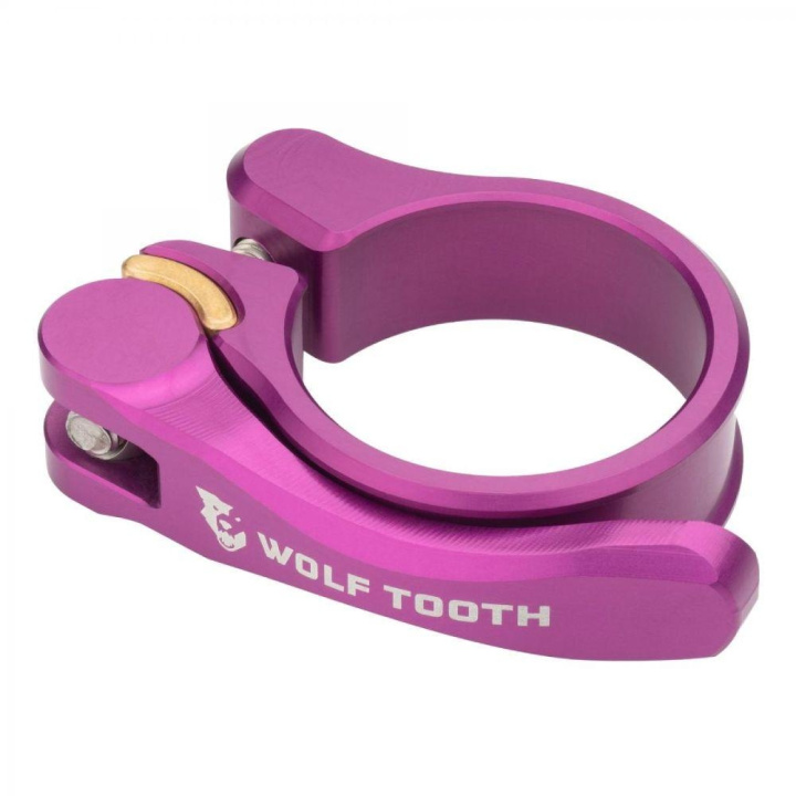 Wolf Tooth Seatpost Clamp QR Lila Sadelklamma 28.6mm i gruppen Komponenter / Sadelklammor hos CykelCity (44986)