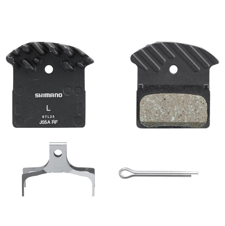 Shimano J05A-RF Resin Bromsbelägg Kylfläns i gruppen Komponenter / Bromsklossar / Skivbromsklossar hos CykelCity (46570)