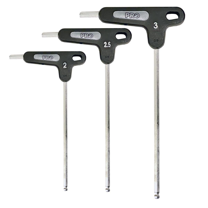 Pro T-Nyckelset 2/2.5/3mm Insexnycklar i gruppen Tillbehör / Verktyg / Multiverktyg/Insex/Torx hos CykelCity (46606)