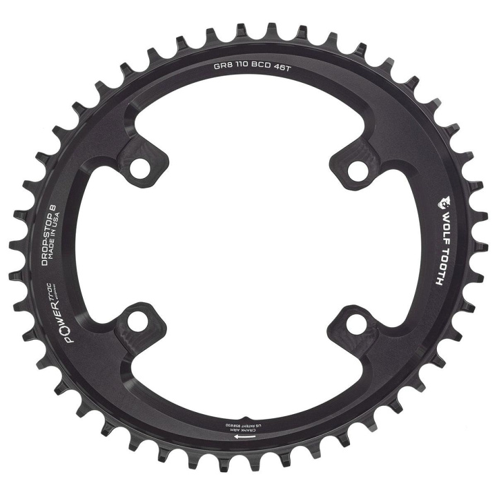 Wolf Tooth Elliptical Oval 46t Shimano GRX Klinga i gruppen Komponenter / Klingor / Gravelklingor hos CykelCity (47144)