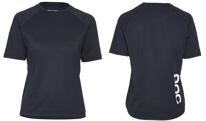 POC Essential MTB Womens Tee Damtröja Svart i gruppen Kläder/skor/hjälm / Tröjor / MTB tröjor hos CykelCity (4744)