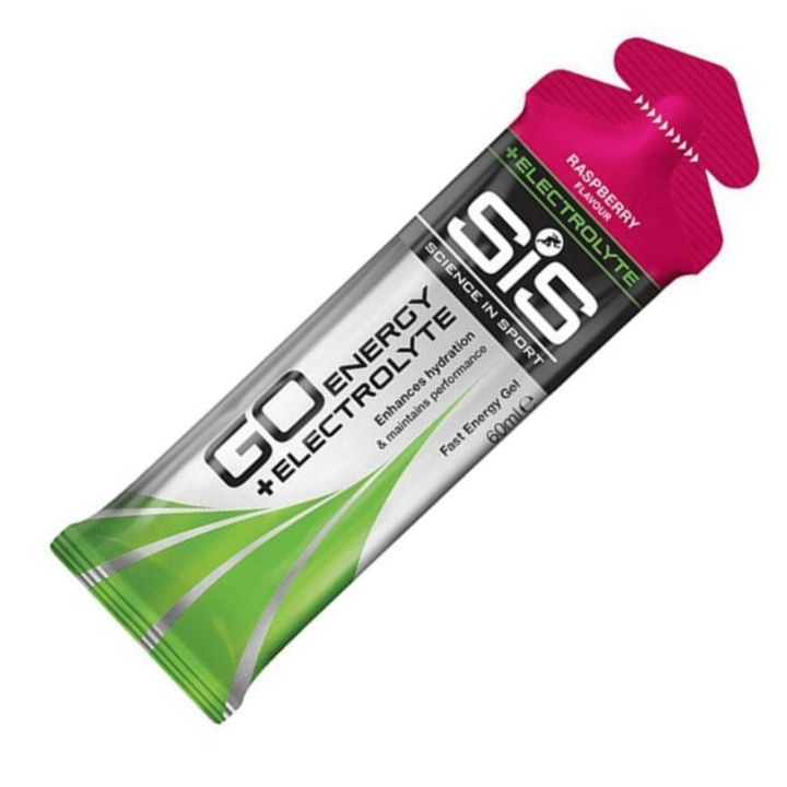 SIS Go Energy + Electrolyte Gel Raspberry i gruppen Energi / Gel hos CykelCity (47540)