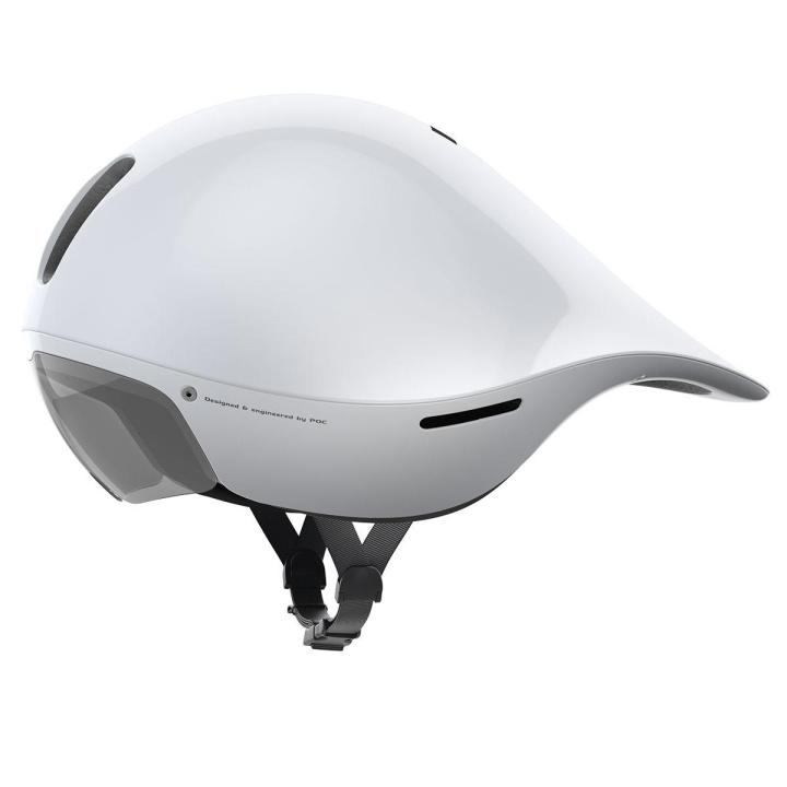 POC Tempor Time Trail Tempohjälm White i gruppen Kläder/skor/hjälm / Hjälmar / Triathlon/Tempo hjälmar hos CykelCity (48100)