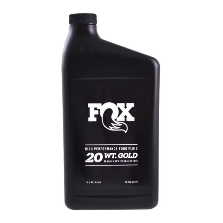 Fox Suspension Fluid 20wt Gold 32oz i gruppen Komponenter / Framgaffel/Dämpare / Dämparolja hos CykelCity (48832)