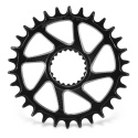 Garbaruk Shimano M7100/M8100 36t Round Framklinga Black