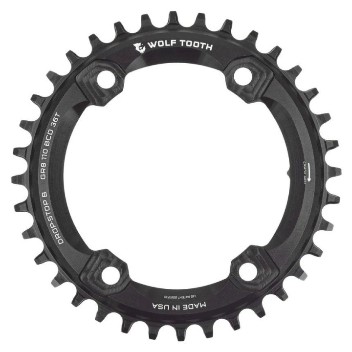 Wolf Tooth 110 BCD 36t 4-Bult för Shimano GRX Framklinga i gruppen Komponenter / Klingor / Gravelklingor hos CykelCity (49762)