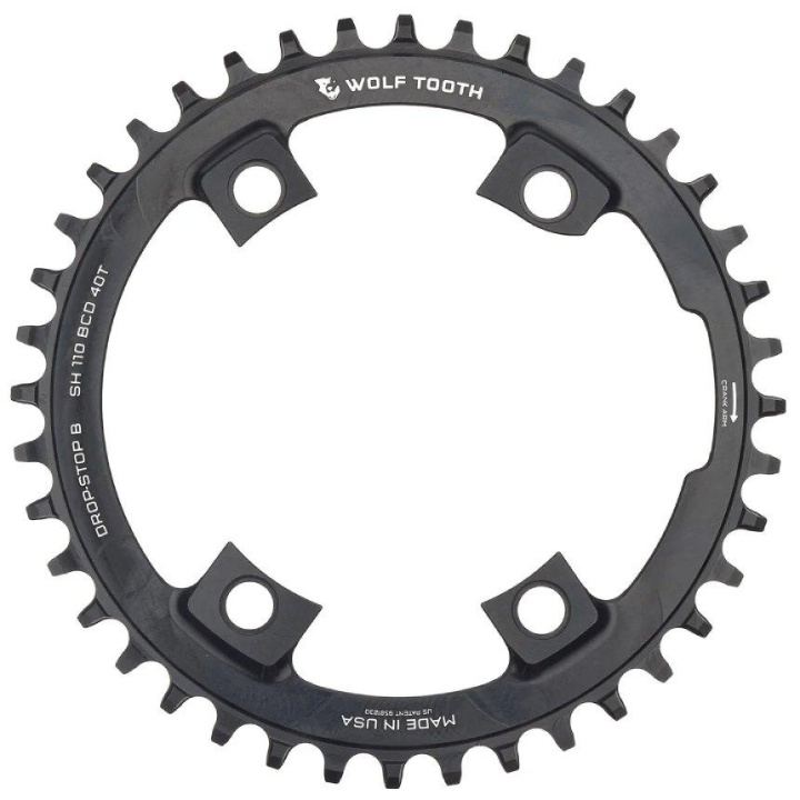 Wolf Tooth 110 BCD 40t 4-Bult för Shimano Framklinga i gruppen Komponenter / Klingor / Gravelklingor hos CykelCity (49763)