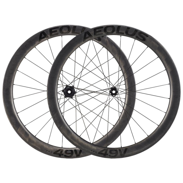 Bontrager Aeolus Pro 49V TLR Carbon Disc Hjulpar i gruppen Komponenter / Hjul / Racerhjul / Racerhjul Skivbroms hos CykelCity (50194)