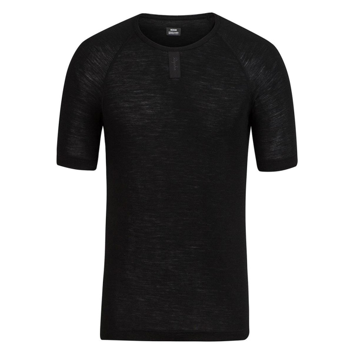 Rapha Merino Base Layer Short Sleeve Underställ Svart i gruppen REA / Rea - Kläder / Rea - Underställ hos CykelCity (5172)