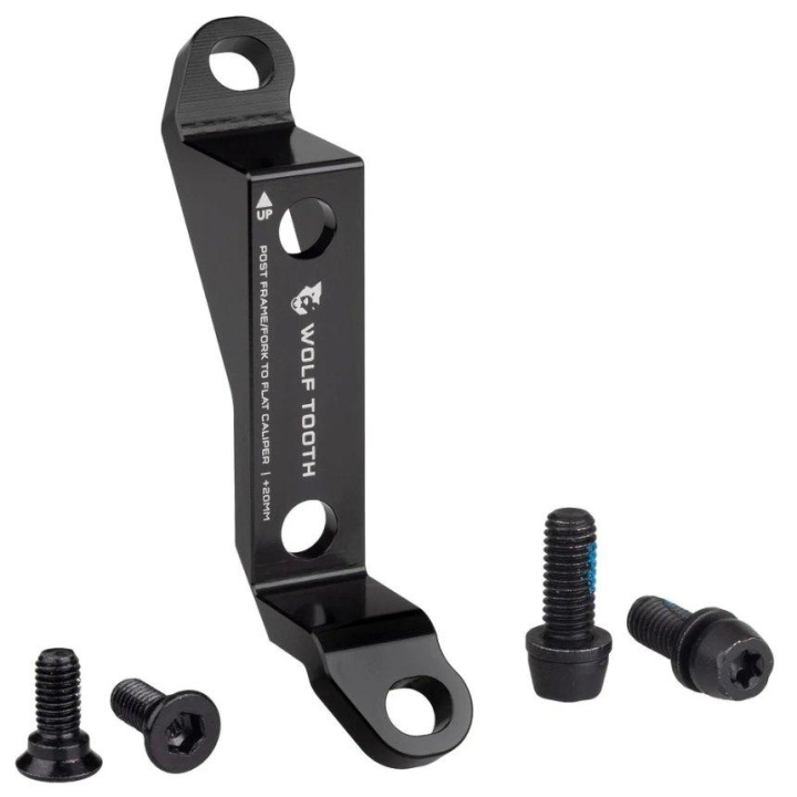 Wolf Tooth Post Till Flatmount Skivbromsadapter i gruppen Komponenter / Bromsar / Skivbromstillbehör hos CykelCity (51925)