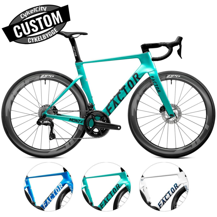 Factor Monza Ultegra Di2 Custombyggd Racercykel i gruppen Cyklar / Custombyggd Cykel / Custom Racercykel hos CykelCity (53318)