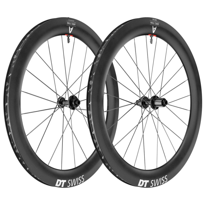 DT Swiss ARC 1100 Dicut 65 Shimano Carbon Tubeless Hjulpar i gruppen Komponenter / Hjul / Racerhjul / Racerhjul Skivbroms hos CykelCity (54829)