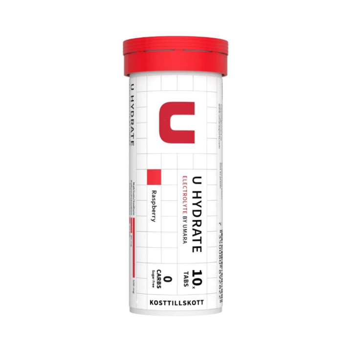 Umara U Hydrate Elektrolyttabletter Raspberry i gruppen Energi / Dryck hos CykelCity (56244)