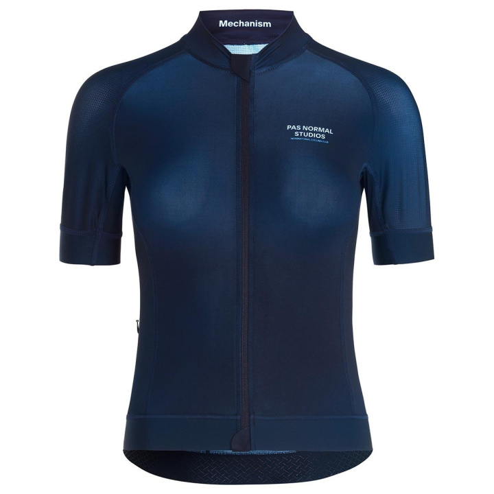 Pas Normal Studios Women Mechanism Cykeltröja Dam Navy i gruppen Kläder/skor/hjälm / Tröjor / Kortärmade tröjor hos CykelCity (6743)