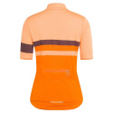 Rapha Women Brevet Jersey Cykeltröja Dam Peach/Orange/Wine