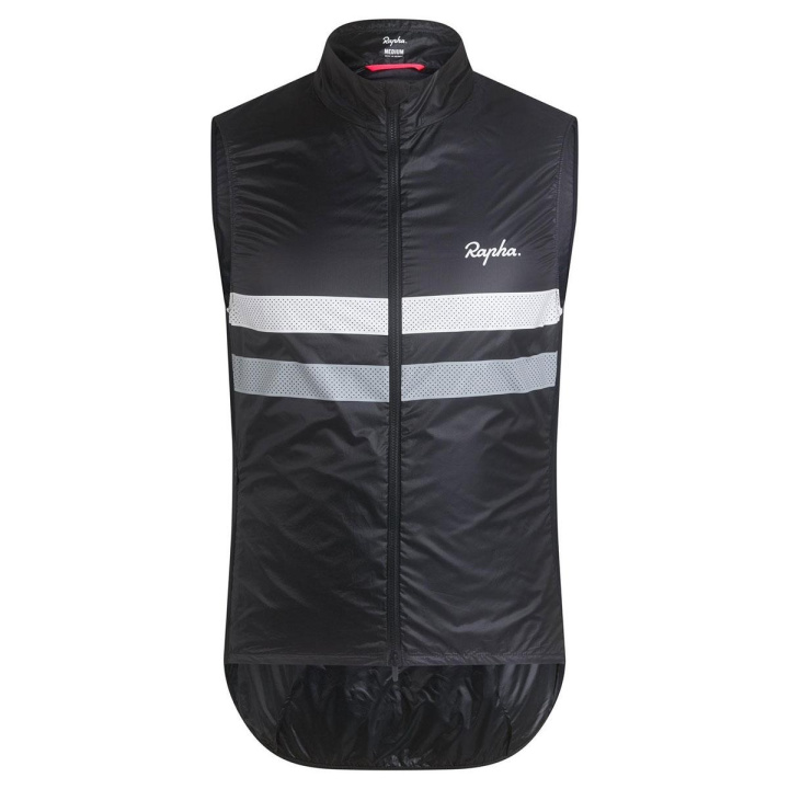 Rapha Brevet Gilet Vindväst Black/Grey i gruppen REA / Rea - Kläder / Rea - Västar/Jackor hos CykelCity (7623)