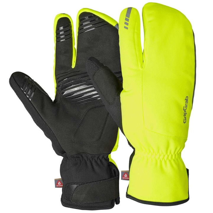GripGrab Nordic 2 Windproof Deep Winter Lobster Handskar Hi-Vis i gruppen Kläder/skor/hjälm / Handskar hos CykelCity (7625)