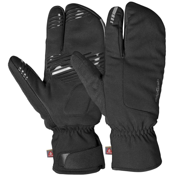 GripGrab Nordic 2 Windproof Deep Winter Lobster Handskar Svart i gruppen Kläder/skor/hjälm / Handskar hos CykelCity (7626)