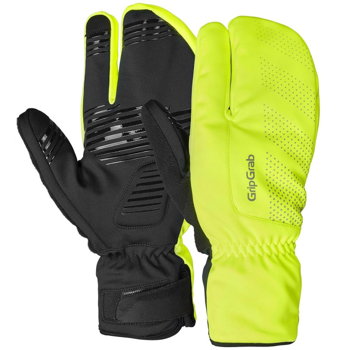 GripGrab Ride Windproof Deep Winter Lobster Handskar Hi-Vis i gruppen Kläder/skor/hjälm / Handskar hos CykelCity (7629)
