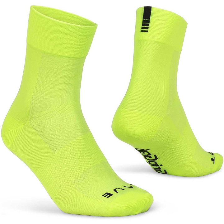 GripGrab Lightweight SL Socks Strumpor Yellow Hi-Vis i gruppen Kläder/skor/hjälm / Strumpor hos CykelCity (7820)