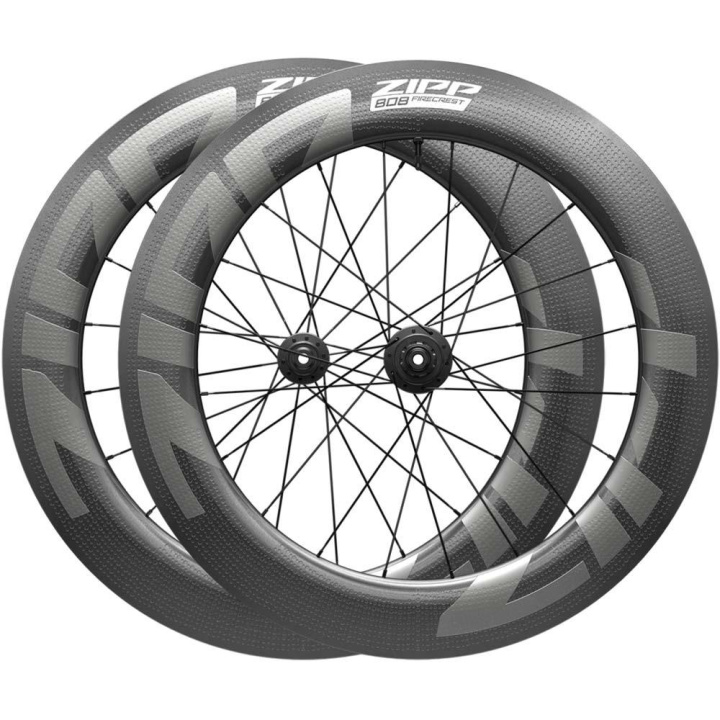 Zipp 808 Firecrest Tubeless Disc-Brake Hjul i gruppen Komponenter / Hjul / Racerhjul / Racerhjul Skivbroms hos CykelCity (7877)