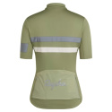 Rapha Women Brevet Jersey Cykeltröja Dam Olive Green