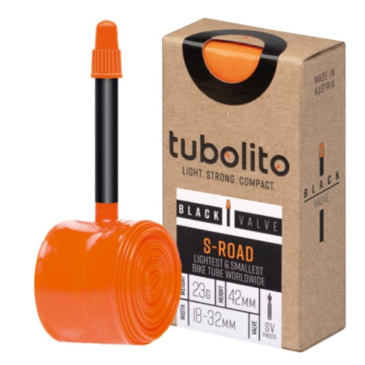 Tubolito S-Tubo 700x18-32 Slang Black Valve i gruppen Komponenter / Slang/lim/förlängare / Slangar hos CykelCity (8075)