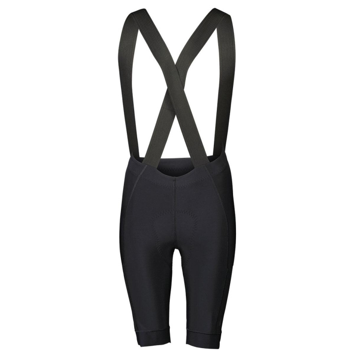 POC Womens Essential Cargo Bib Shorts Dam Cykelbyxor Black i gruppen Kläder/skor/hjälm / Byxor / Byxor kortbent hos CykelCity (8243)