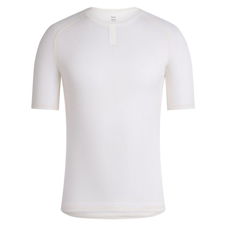 Rapha Men Lightweight Base Layer Short Sleeve Underställ White i gruppen REA / Rea - Kläder / Rea - Underställ hos CykelCity (8993)