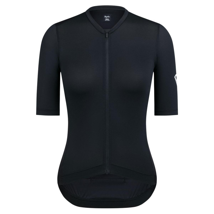 Rapha Women Pro Team Training Jersey Cykeltröja Dam Black i gruppen Kläder/skor/hjälm / Tröjor / Kortärmade tröjor hos CykelCity (8995)