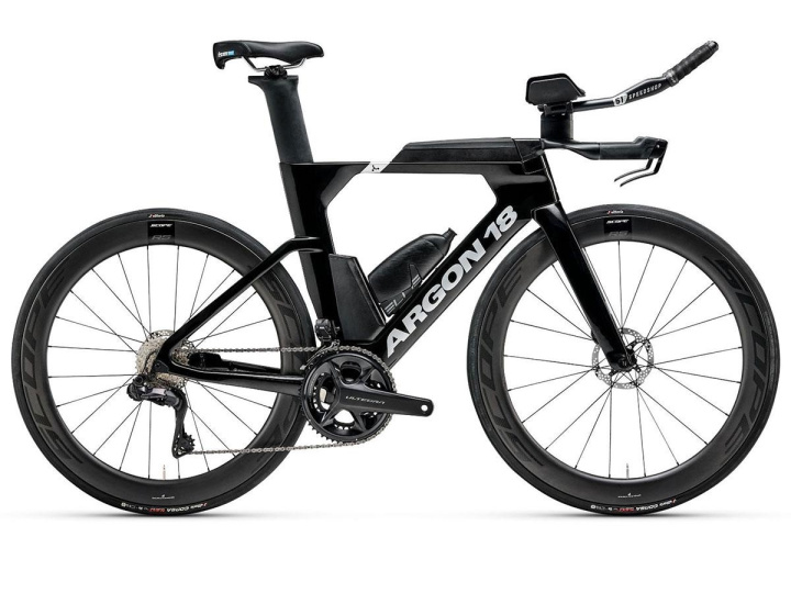 Argon 18 E117 105 Di2 Triathloncykel Black Stealth i gruppen Cyklar / Tempo/triathloncyklar hos CykelCity (9278)
