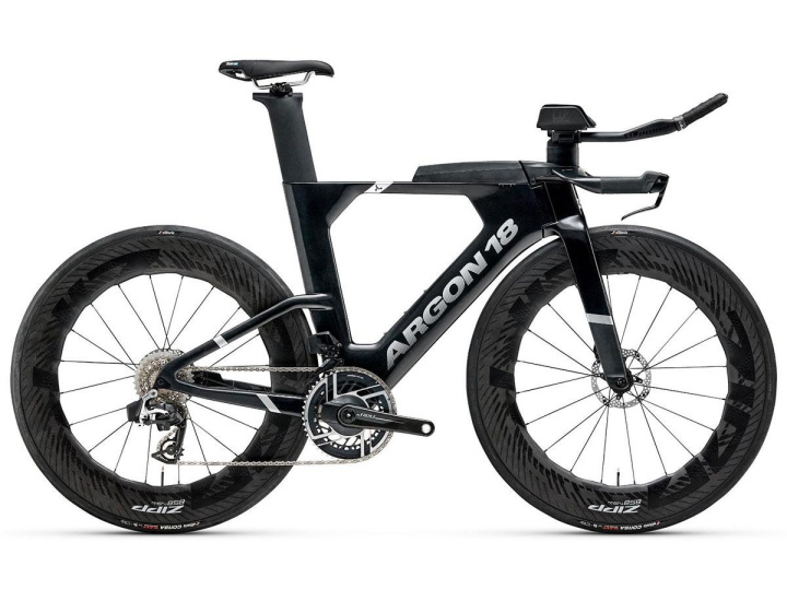 ARGON 18 E119 Tri+ Disc Red AXS Triahloncykel Black i gruppen Cyklar / Tempo/triathloncyklar hos CykelCity (9283)