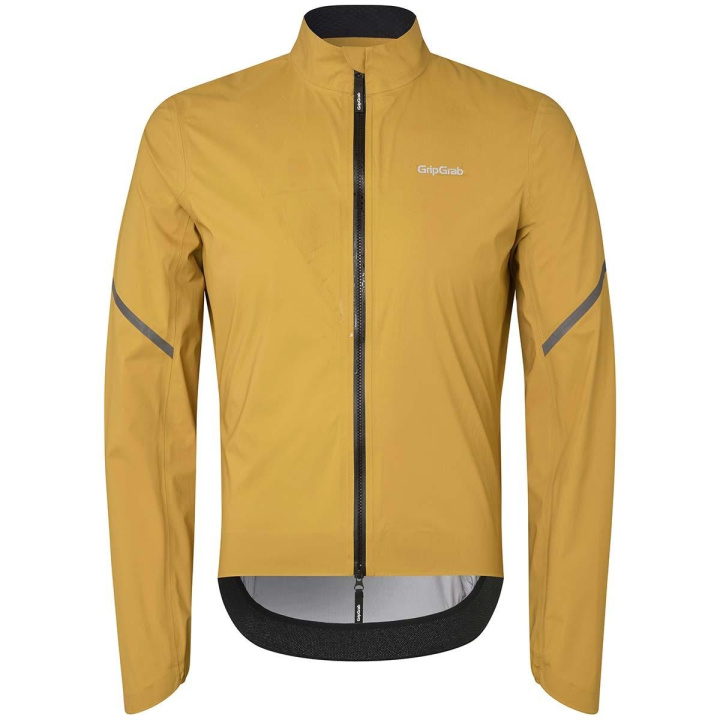 GripGrab PACR Waterproof Lightweight Jacket Regnjacka Mustard Yellow i gruppen REA / Rea - Kläder / Rea - Västar/Jackor hos CykelCity (9321)