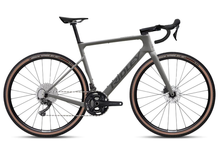 Ridley ASTR GRX600 2x12 Gravelcykel Empress Grey Metallic i gruppen REA / Rea - Cykel / Rea - Cross/gravelcyklar hos CykelCity (9475)