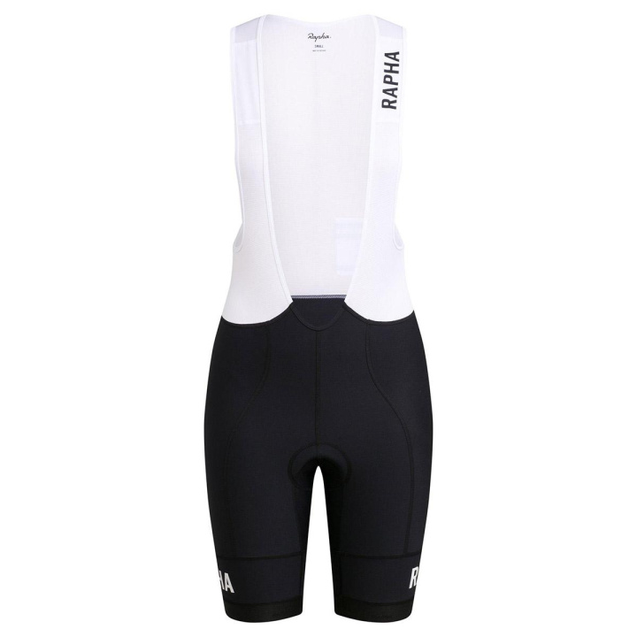 Rapha Women Pro Team Training Bib Shorts Regular Black/White i gruppen Kläder/skor/hjälm / Byxor / Byxor kortbent hos CykelCity (9522)