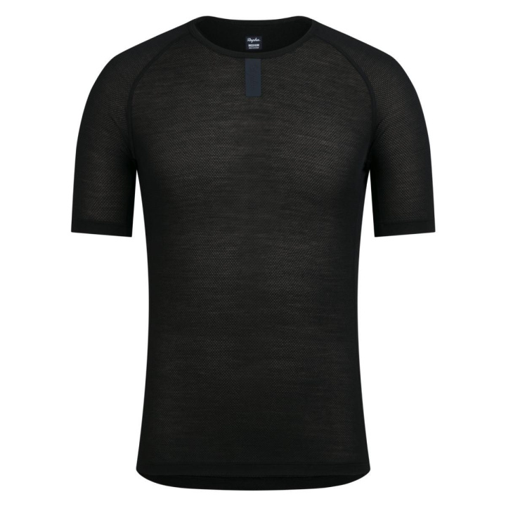 Rapha Merino Lightweight Base Layer Short Sleeve Underställ Black i gruppen Kläder/skor/hjälm / Underställ hos CykelCity (9572)