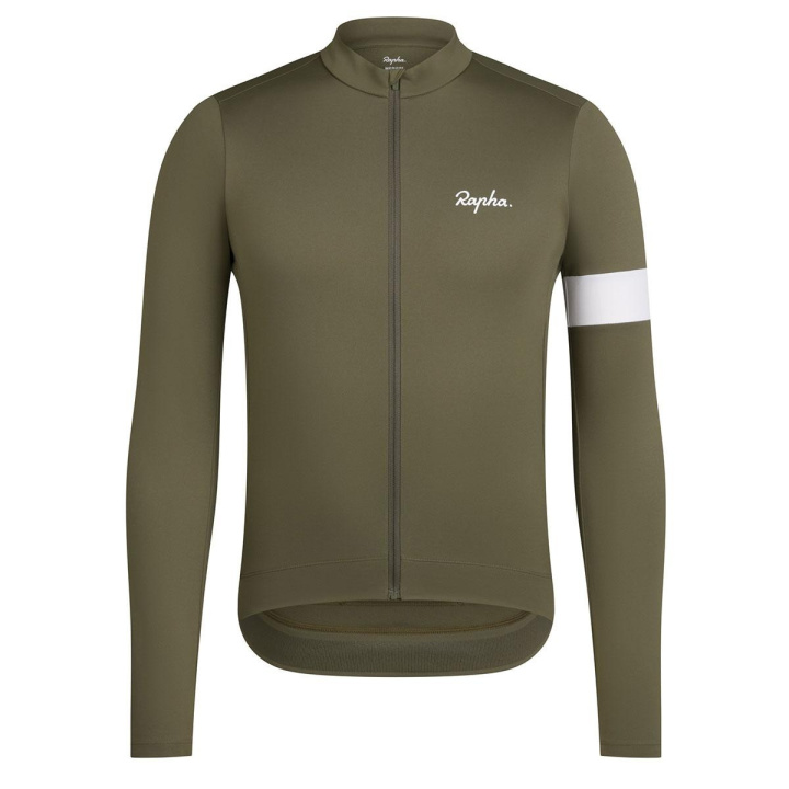 Rapha Core Thermal Long Sleeve Jersey Tröja Kalamata i gruppen Kläder/skor/hjälm / Tröjor / Långärmade tröjor hos CykelCity (9675)