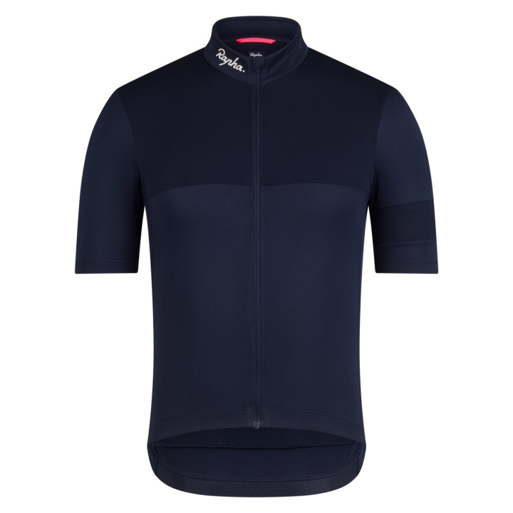 Rapha Brevet Element Jersey Cykeltröja Dark Navy i gruppen Kläder/skor/hjälm / Tröjor / Kortärmade tröjor hos CykelCity (9705)
