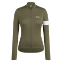 Rapha Women Core Thermal Long Sleeve Jersey Cykeltröja Green
